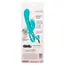 Vibrator Rabbit CalExotics Enchanted Lover, Turcoaz, 12 Vibratii, 4 Rotatii spate cutie