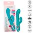 Vibrator Rabbit CalExotics Enchanted Lover, Turcoaz, 12 Vibratii, 4 Rotatii