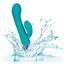 Vibrator Rabbit CalExotics Enchanted Lover, Turcoaz, 12 Vibratii, 4 Rotatii waterproff