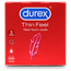 Cutia Durex Thin Feel, pachet de 3 prezervative