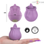 Diagrama cu dimensiuni: Intense Azalea are 80mm inaltime si 57mm latime