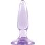 Jelly Rancher Pleasure Plug Mini mov, plug anal translucid cu baza ventuza