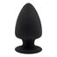 Plug anal Silexd Model 1 Large negru, forma conica cu baza stabila