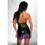 Rochie Saresia Wetlook cu paiete, rochie mini sexy pentru club, petrecere, S-L