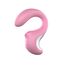 Vibrator clitoridian Twist ToyJoy roz, panou control cu butoane