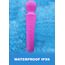 Aparat de masaj Curved Wand Xocoon fucsia, textura capului de masaj