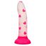 Dildo cu Ventuza Glow Stick Heart CalExotics, Fosforescent sentimental