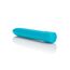 Vibrator clasic neon CalExotics albastru, dimensiuni comparative