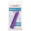 Vibrator clasic neon CalExotics mov, detaliu varf conic