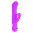 Vibrator rabbit Double Dancer Posh CalExotics roz, vedere completa cu urechi de iepuras