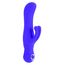 Vibrator rabbit Double Dancer Posh CalExotics mov, vedere completa cu urechi de iepuras