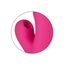 Vibrator rabbit Foreplay Frenzy Pucker CalExotics roz, close-up varf de suctiune cu orificiu vizibil
