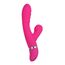 Vibrator rabbit Foreplay Frenzy Pucker CalExotics roz, vedere completa din alt unghi