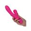 Vibrator rabbit Foreplay Frenzy Pucker CalExotics roz, stropi de apa, demonstratie waterproof