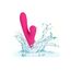 Vibrator rabbit Foreplay Frenzy Pucker CalExotics roz, tinut in mana pentru scara dimensiunii
