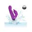 Vibrator rabbit Enchanted Throbbing Butterfly CalExotics mov, stropi de apa, demonstratie waterproof