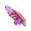 Dildo realistic cu ventuza Queen Size CalExotics mov, vedere din alt unghi