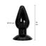 Dop anal clasic Extreme Hidden Desire negru, infografic dimensiuni 14 cm lungime 5.5 cm diametru