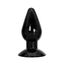 Dop anal clasic Extreme Hidden Desire negru, vedere completa din fata