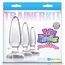 Set 3 dopuri anale Jelly Rancher Trainer Kit NS Novelties transparent, cutia originala