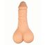 Masturbator Autolubrifiant Always Horny si Manson prelungitor pentru penis 9″ Stud-Natural vedere frontala