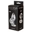 LOLA, Plug anal mare din argint Diamond Clear Sparkle Large cu cristal transparent - 8 cm cutie