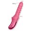 Vibrator rotativ cu impingere Swirl She.E.O, roz, baza metalizata cu buton de control