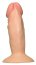 Penis Dildo Realistic Black & White - culoare si material