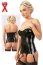 Body Corset Latex - Negru - vedere frontala