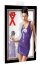 Rochie Latex Violet - vedere laterala
