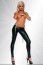Pantaloni Latex cu Siret Saresia - Negru - detaliu design