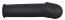 Prelungitor Penis Negru +2cm - culoare si material