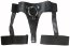 Chilot Strapon  Strap U "Bardot" Negru - vedere laterala