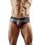 Chiloti Barbati JockStrap Negru - Rosu# - vedere laterala