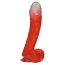 Dildo Rosu Jolly Buttcock - culoare si material