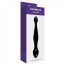 Dildo Sticla Kinx "Dual Teaser" 18,5 cm - Negru##