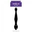Dildo Sticla Kinx "Dual Teaser" 18,5 cm - Negru##