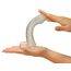 Dildo Transparent NMC "Lazy Buttcock" 17 cm##