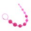 Bile Anale Chisa Novelties "Sassy" 26,3 cm - Roz - vedere frontala