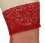 Ciorapi cu Banda Cottelli Collection -Rosu - culoare si material