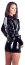 Jacketa Piele Ecologica Nicole Black Level - Negru - detaliu design