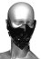 Masca Master Series "Lektor Zipper Mouth Muzzle" - Negru