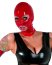 Masca Latex Rosu - detaliu design