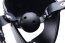 Masca Master Series "Pup Puppy Play Hood and Breathable Ball Gag" - Negru##