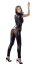 Overall Latex Kiara Cotelli Collection - Negru - vedere frontala
