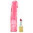 Dildo Vac-U-Lock Pink Crystal Jellies - vedere laterala