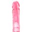 Dildo Vac-U-Lock Pink Crystal Jellies - vedere spate