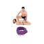 Sfoara Purple Bondage 10m + Masca Ochi - culoare si material
