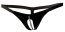 Bikini Latex Look cu Lant Black Level - Negru