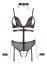 Lenjerie Intima Cottelli Collection Bondage - Negru - detaliu design